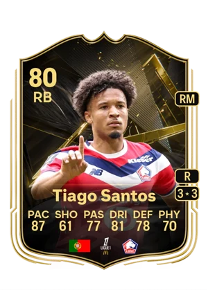 Tiago Santos - 80 - Team of the week EA FC 27 card