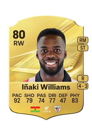 Iñaki Williams - 80 - Rare EA FC 27 card