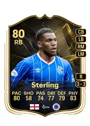Sterling - 80 - Team of the week EA FC 27 card