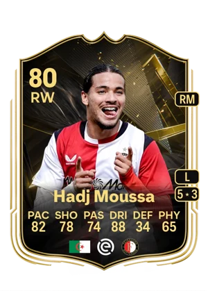 Hadj Moussa - 80 - Team of the week EA FC 27 card