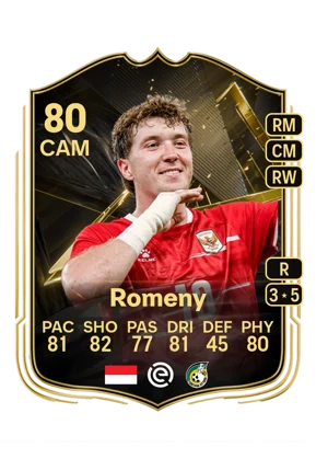 Romeny - 80 - Team of the week EA FC 27 card