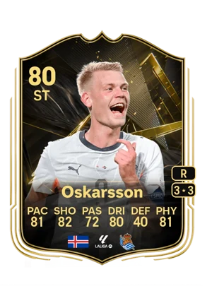 Óskarsson - 80 - Team of the week EA FC 27 card