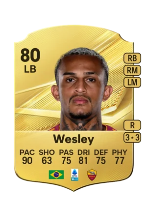 Wesley - 80 - Rare EA FC 27 card