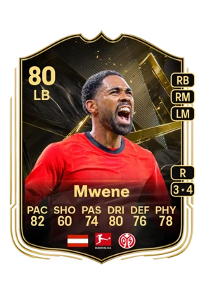 Mwene - 80 - Team of the week EA FC 27 card