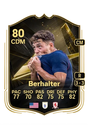 Berhalter - 80 - Team of the week EA FC 27 card