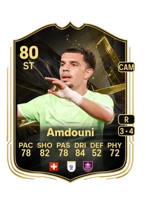 Amdouni - 80 - Team of the week EA FC 27 card