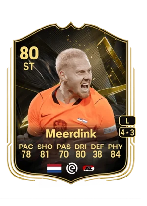 Meerdink - 80 - Team of the week EA FC 27 card