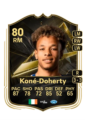 Koné-Doherty - 80 - Team of the week EA FC 27 card
