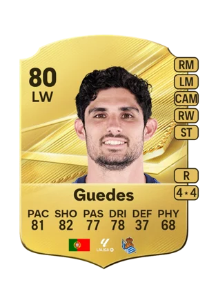 Guedes - 80 - Rare EA FC 27 card