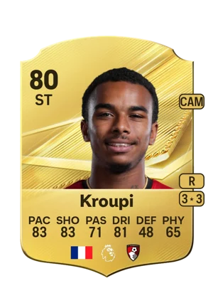 Kroupi - 80 - Rare EA FC 27 card