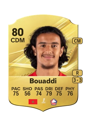 Bouaddi - 80 - Rare EA FC 27 card