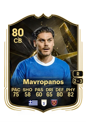 Mavropanos - 80 - Team of the week EA FC 27 card