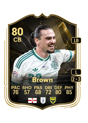 Brown - 80 - Team of the week EA FC 27 card