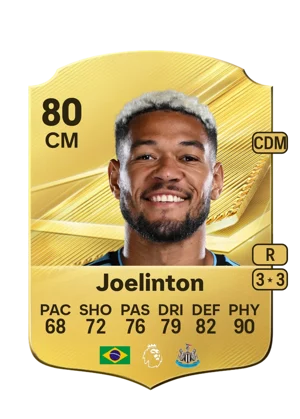 Joelinton - 80 - Rare EA FC 27 card