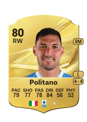 Politano - 80 - Rare EA FC 27 card
