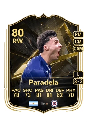 Paradela - 80 - Team of the week EA FC 27 card