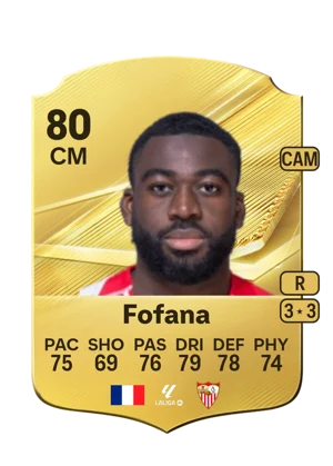 Fofana - 80 - Rare EA FC 27 card
