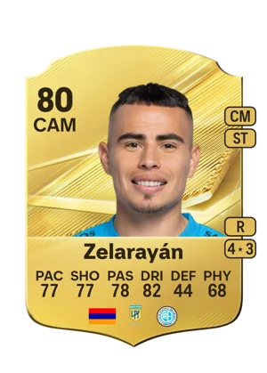Zelarayán - 80 - Rare EA FC 27 card