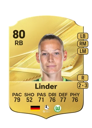 Linder - 80 - Rare EA FC 27 card