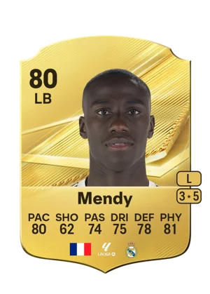 Mendy - 80 - Rare EA FC 27 card