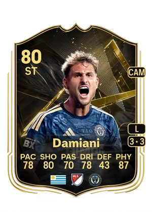 Damiani - 80 - Team of the week EA FC 27 card