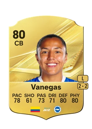 Vanegas - 80 - Rare EA FC 27 card
