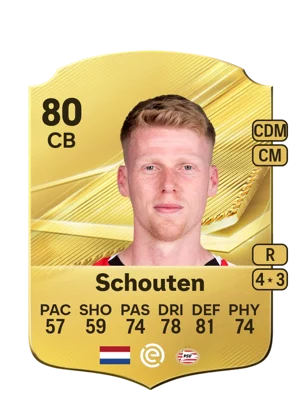 Schouten - 80 - Rare EA FC 27 card