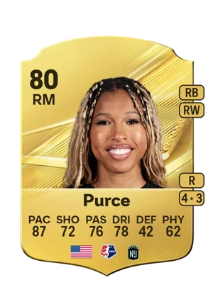 Purce - 80 - Rare EA FC 27 card