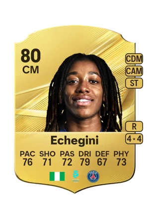 Echegini - 80 - Rare EA FC 27 card