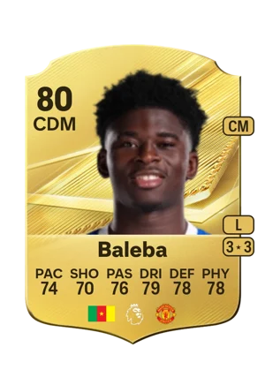 Baleba - 80 - Rare EA FC 27 card
