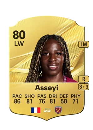 Asseyi - 80 - Rare EA FC 27 card