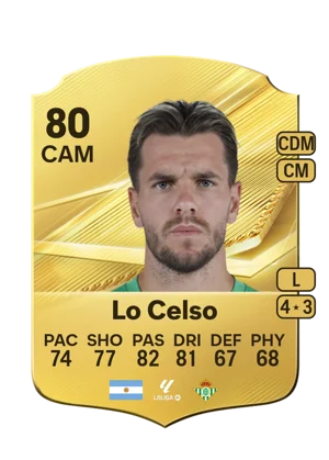 Lo Celso - 80 - Rare EA FC 27 card