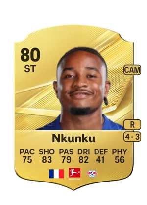 Nkunku - 80 - Rare EA FC 27 card