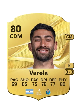Varela - 80 - Rare EA FC 27 card