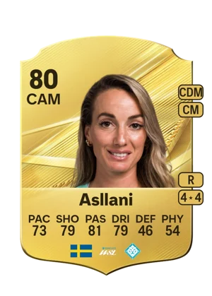 Asllani - 80 - Rare EA FC 27 card