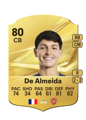 De Almeida - 80 - Rare EA FC 27 card