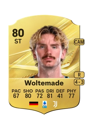 Woltemade - 80 - Rare EA FC 27 card
