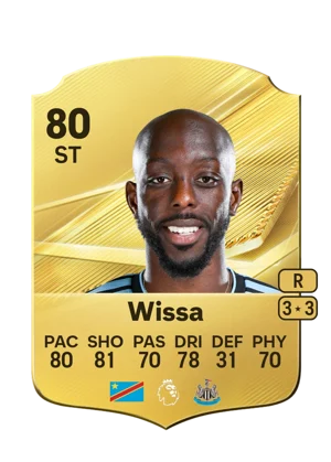 Wissa - 80 - Rare EA FC 27 card