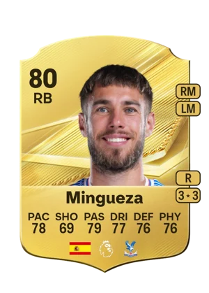 Mingueza - 80 - Rare EA FC 27 card