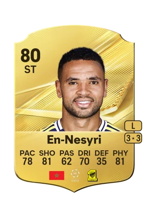 En-Nesyri - 80 - Rare EA FC 27 card