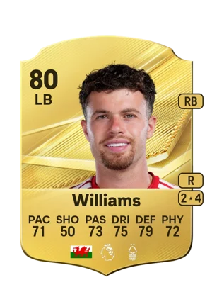 Williams - 80 - Rare EA FC 27 card