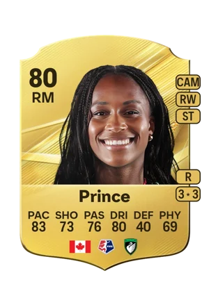 Prince - 80 - Rare EA FC 27 card