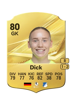 Dick - 80 - Rare EA FC 27 card