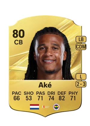Aké - 80 - Rare EA FC 27 card