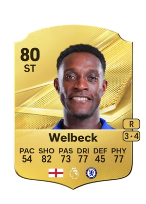 Welbeck - 80 - Rare EA FC 27 card