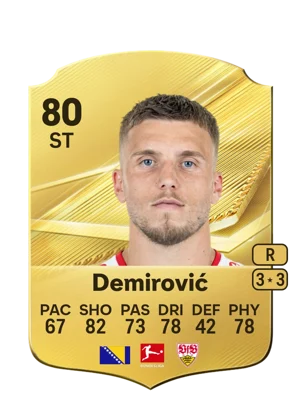 Demirović - 80 - Rare EA FC 27 card