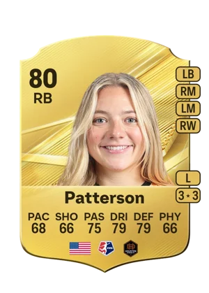Patterson - 80 - Rare EA FC 27 card