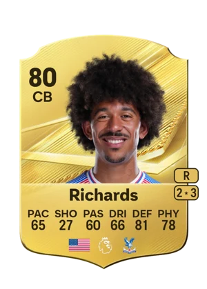 Richards - 80 - Rare EA FC 27 card
