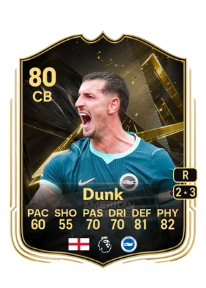 Dunk - 80 - Team of the week EA FC 27 card