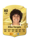 Elba Vergés - 80 - Rare